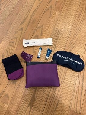 New: United Airlines x Away Premium Amenity Kit